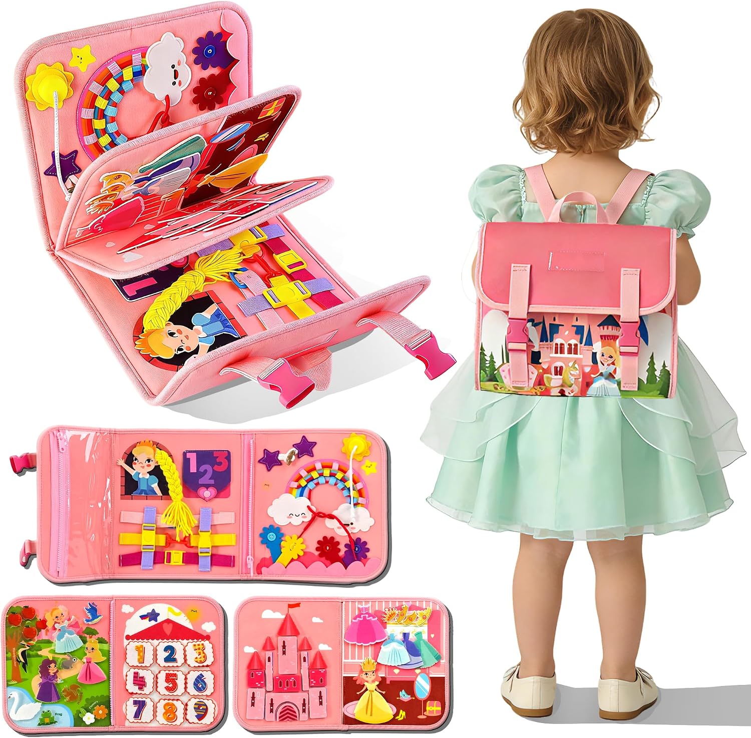 Kids Education Activities - Zaino attività divertente a forma di