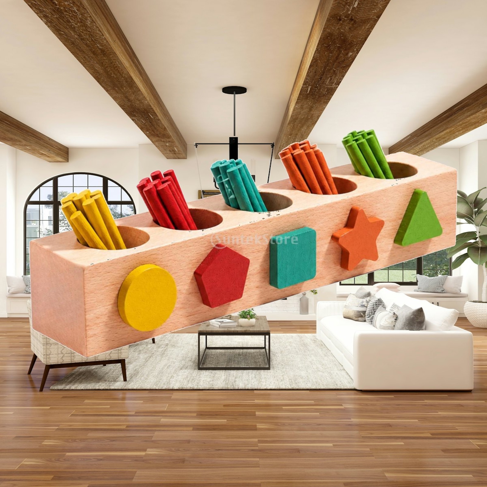 Kids Education Number - Gioco educativo in legno per bambini,