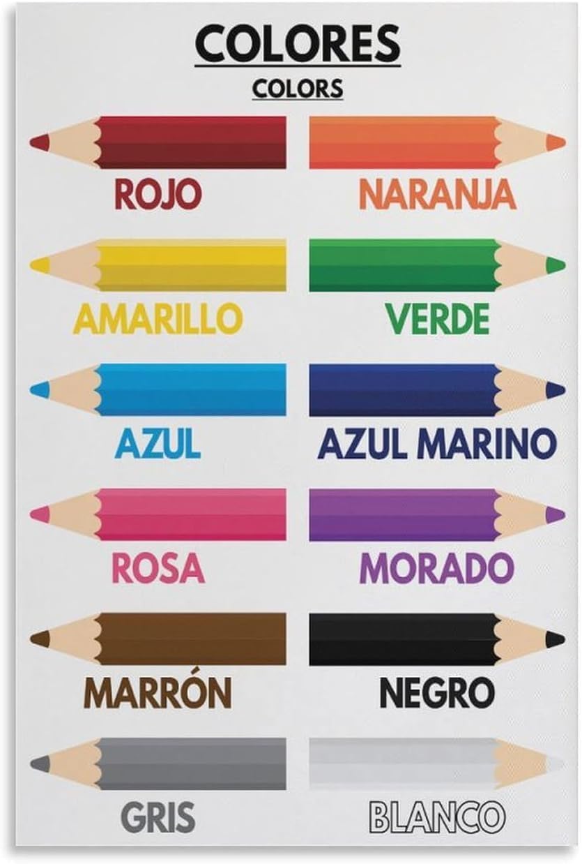 Kids Education Name - 1p, Nomi dei Colori per Bambini,