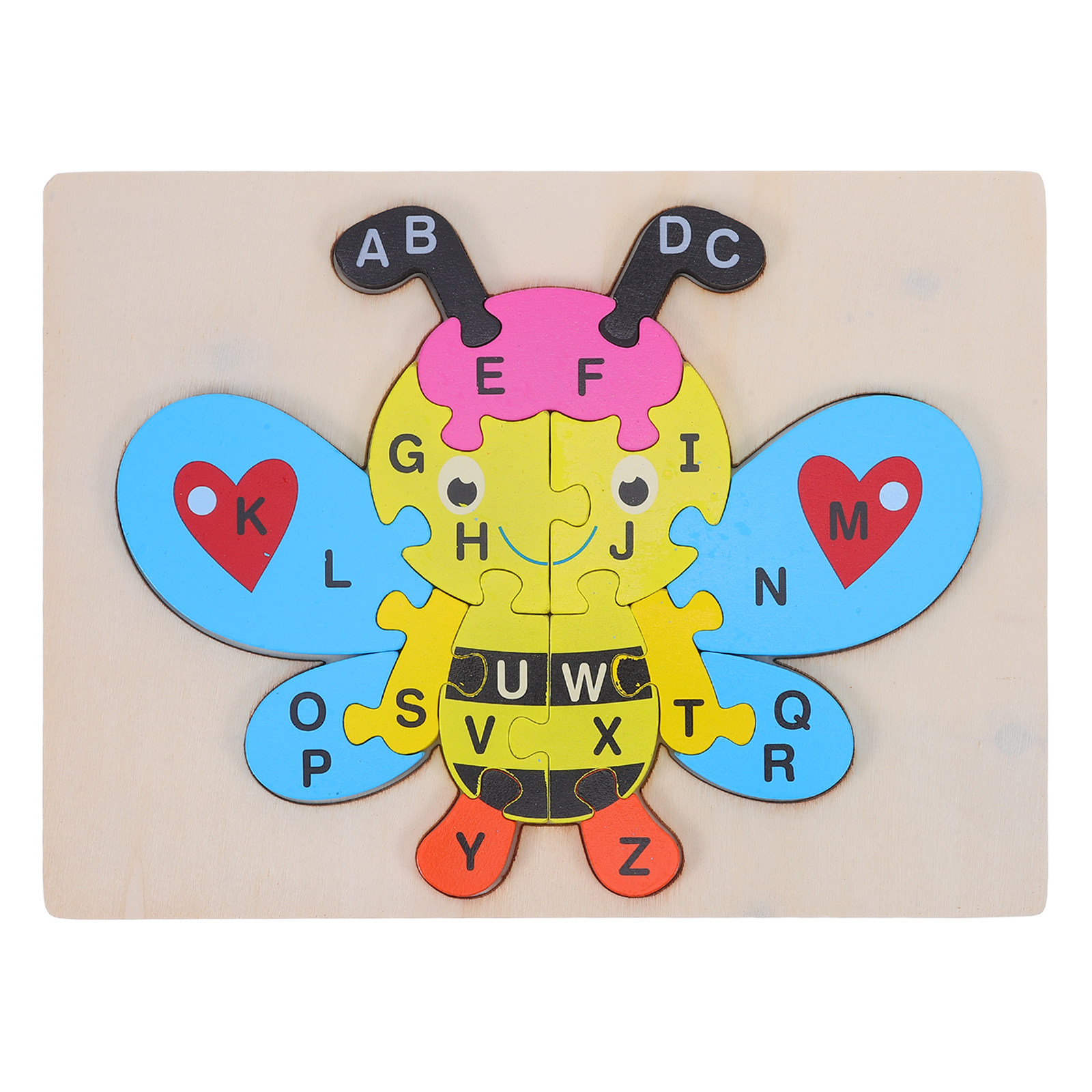 1 set di puzzle in legno con l - Abc Kids Early Education recensione e prezzo