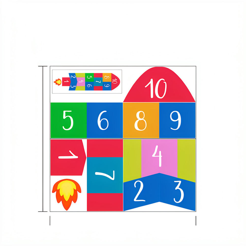 Adesivo da parete a tema razzo - Kids Education Activities recensione e prezzo