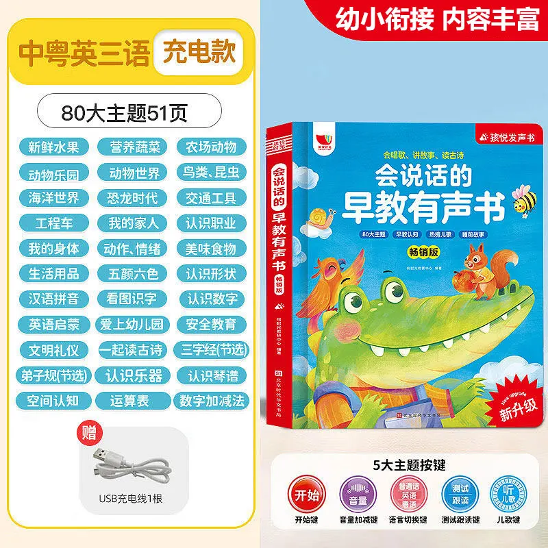 Libro interattivo con suoni e  - Kids Education Rhymes recensione e prezzo